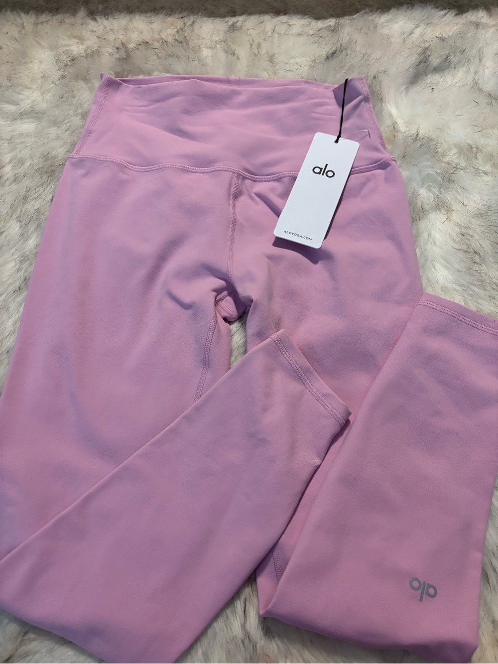 ALO Yoga womens High-Waist Leggings candy pink